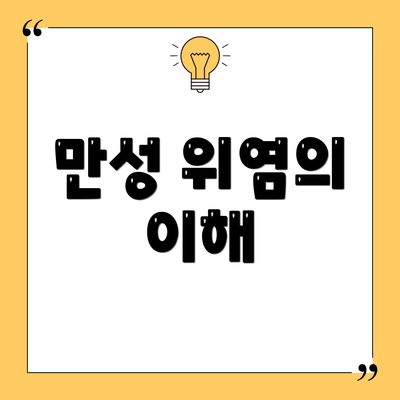 만성 위염의 이해