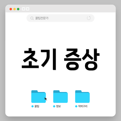 초기 증상