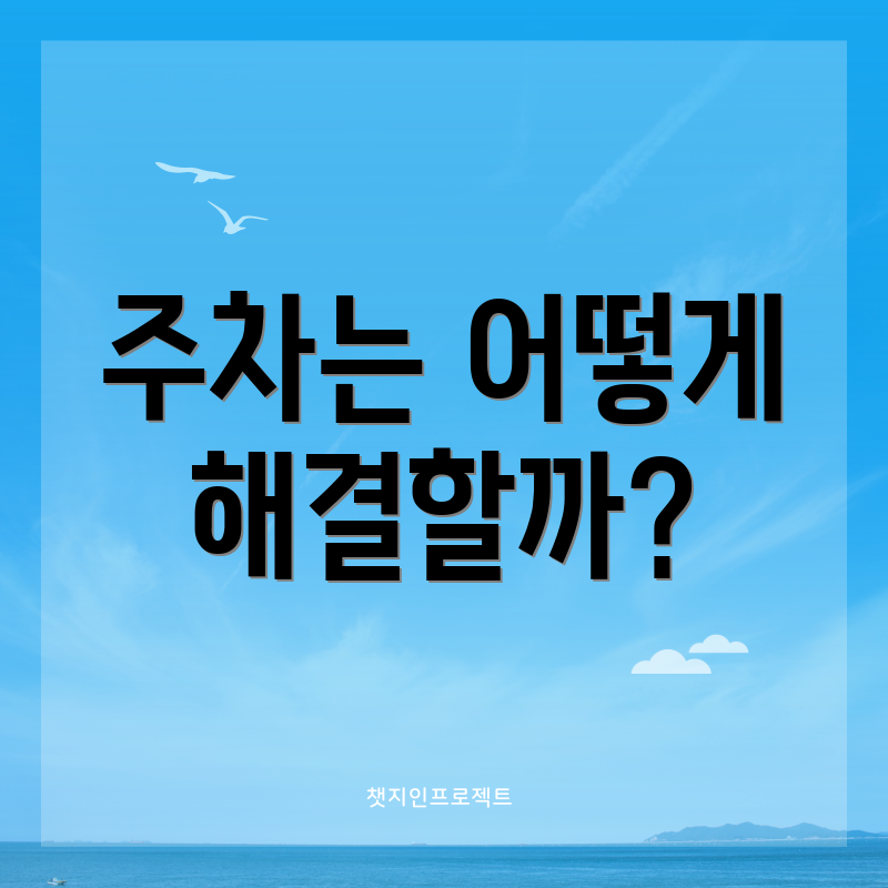 주차는 어떻게 해결할까?