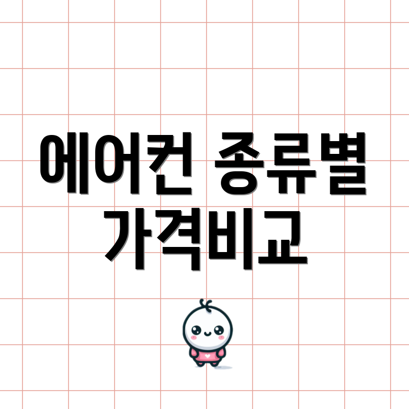 에어컨 종류별 가격비교