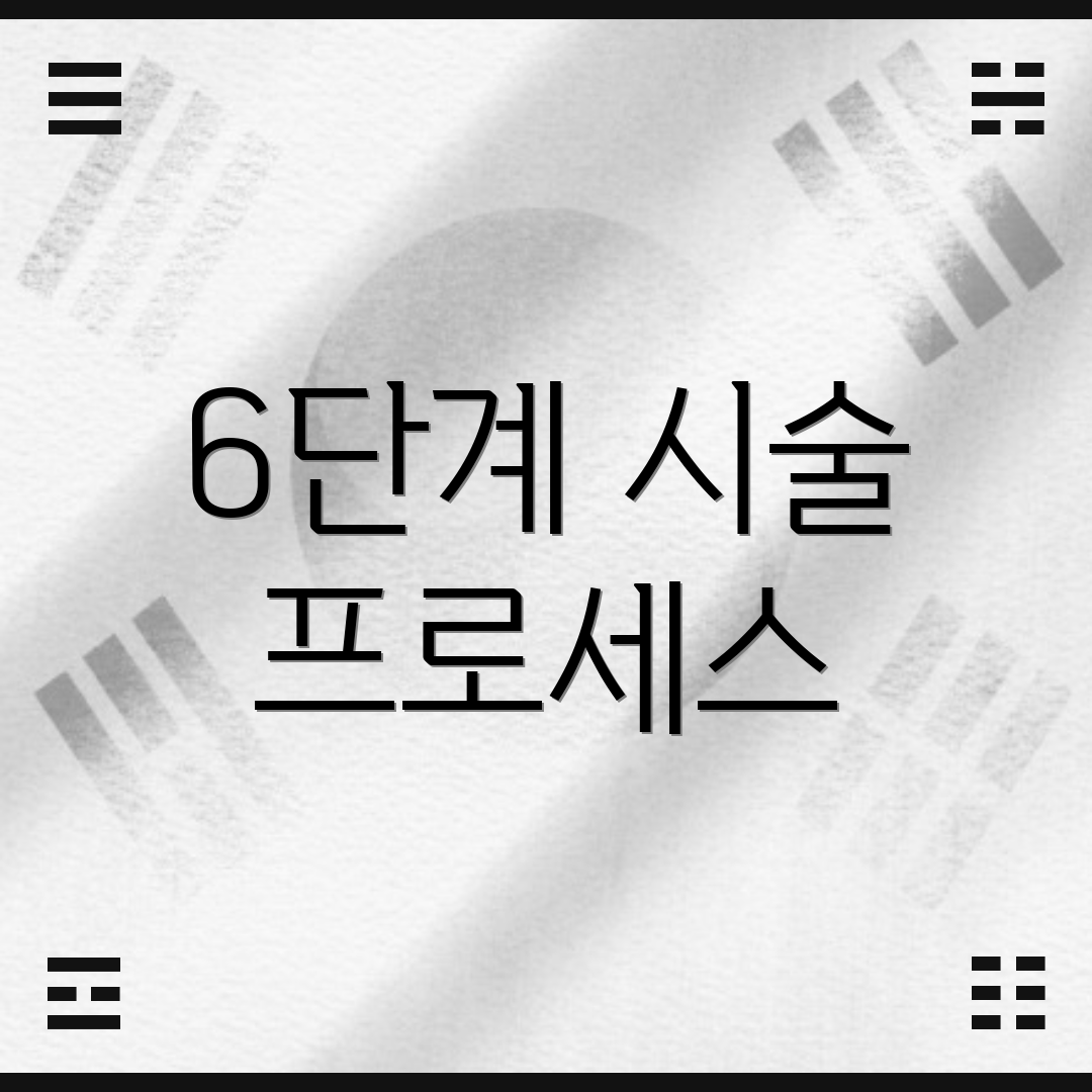 6단계 시술 프로세스