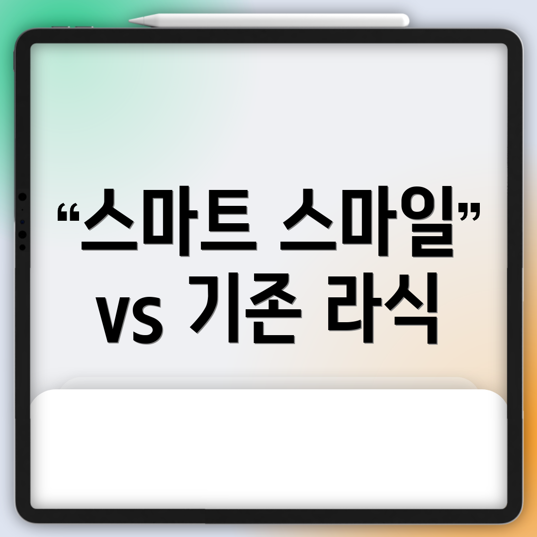 스마트 스마일 vs 기존 라식
