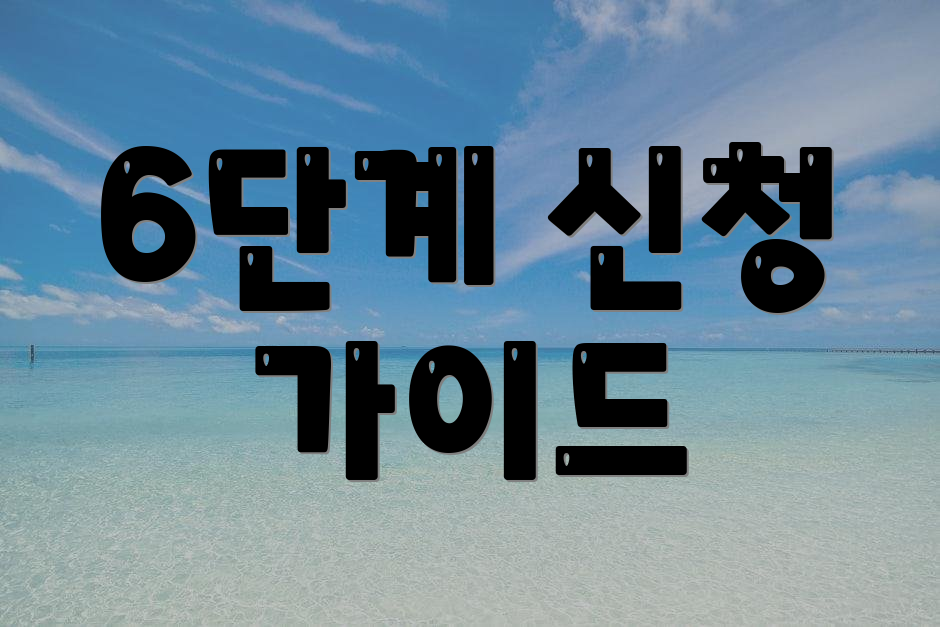 6단계 신청 가이드