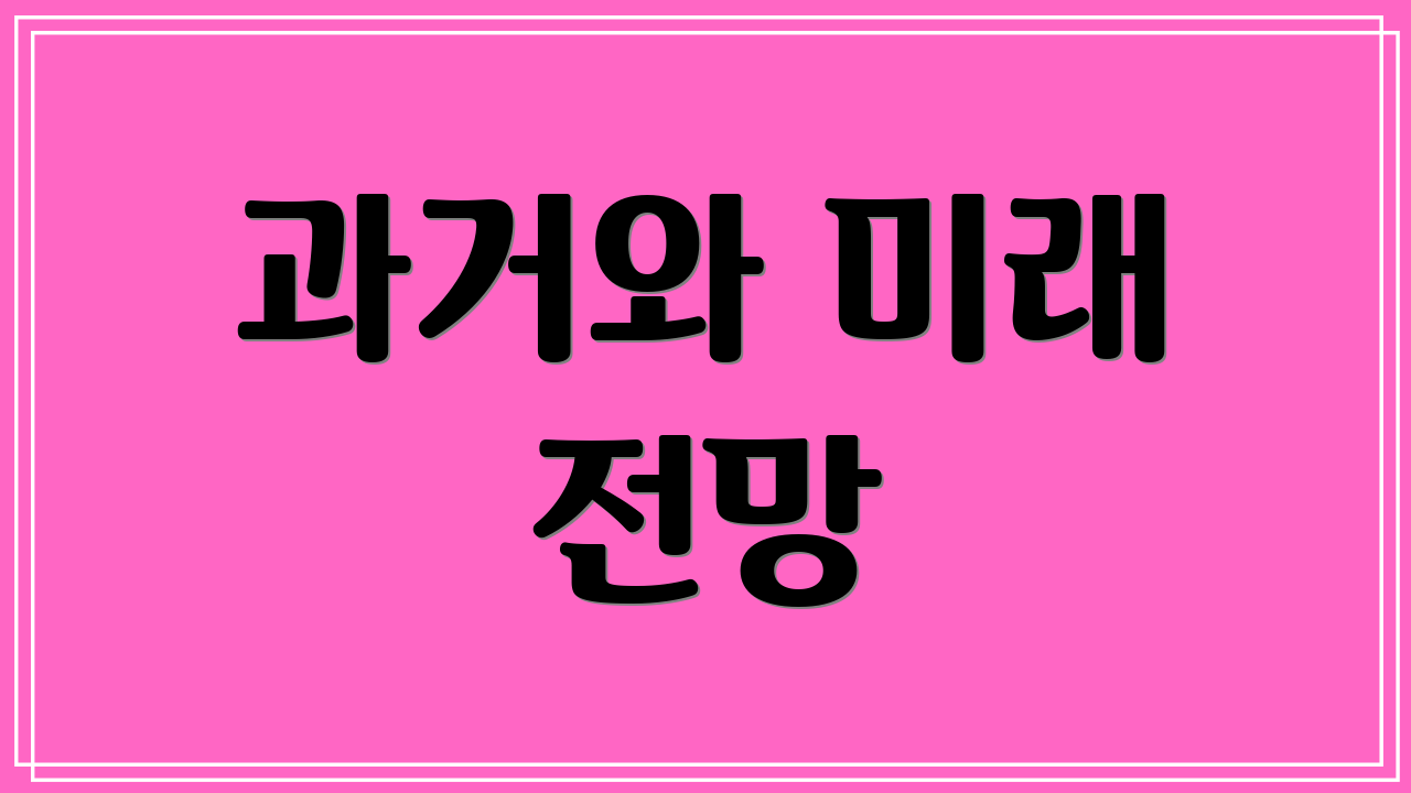 과거와 미래 전망