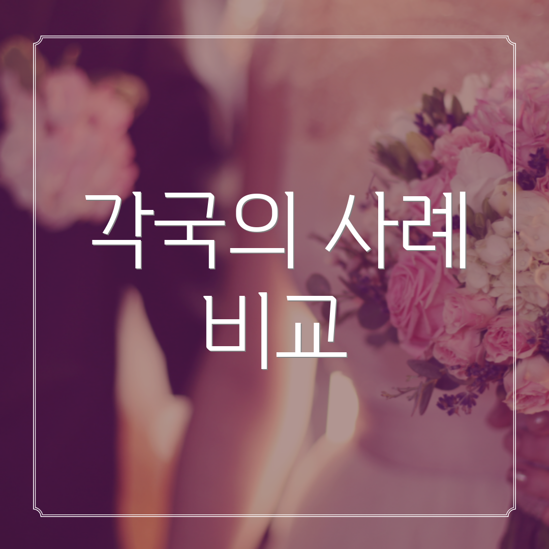 각국의 사례 비교