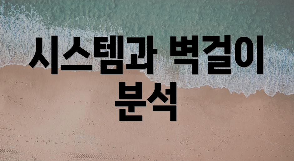 시스템과 벽걸이 분석