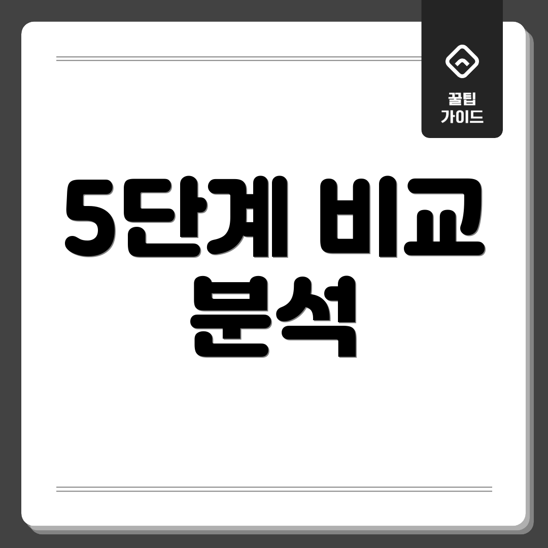 5단계 비교 분석