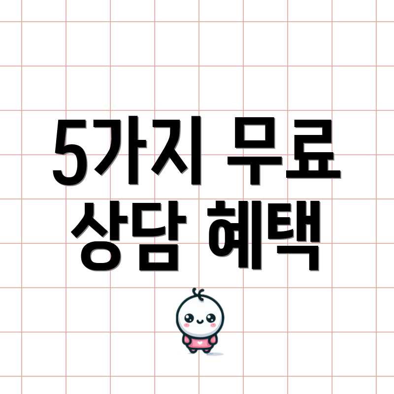 5가지 무료 상담 혜택