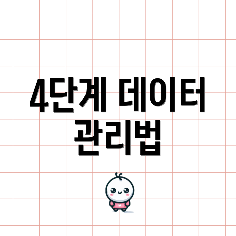 4단계 데이터 관리법