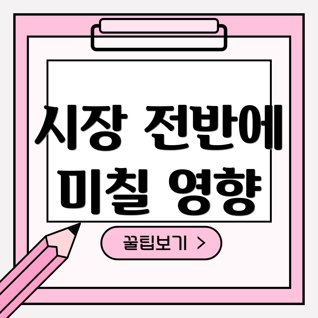 시장 전반에 미칠 영향