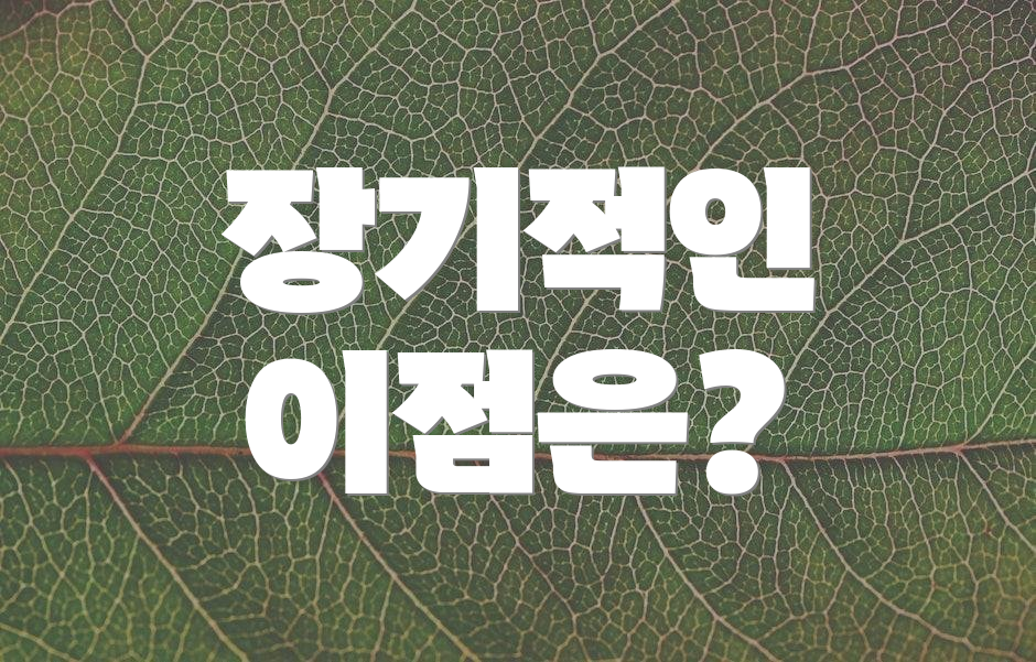 장기적인 이점은?