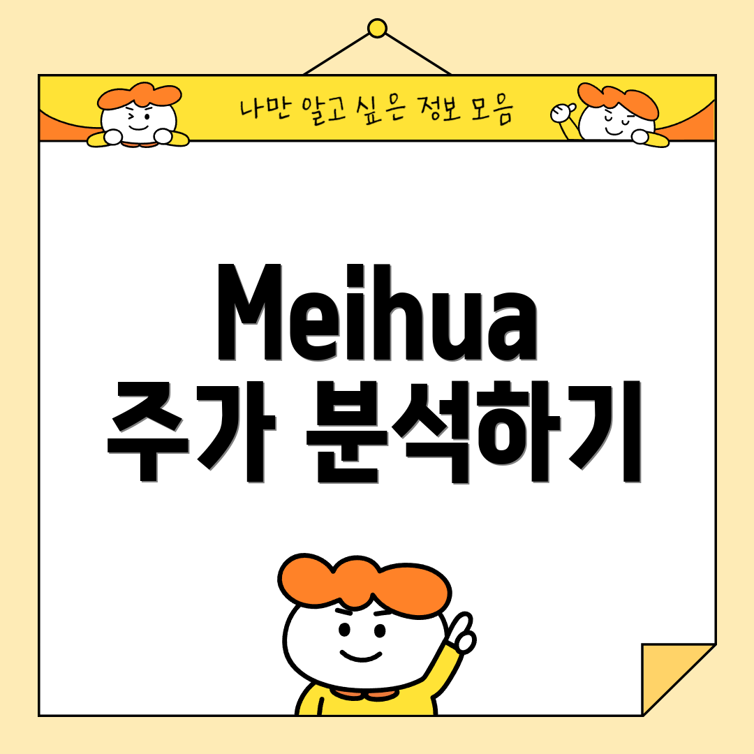 Meihua 주가 분석하기