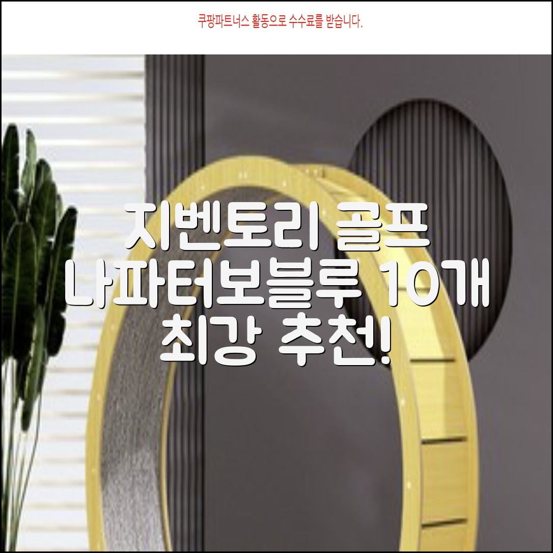 지벤토리 골프 아이언커버 10개세트 나파터보블루 추천 리뷰