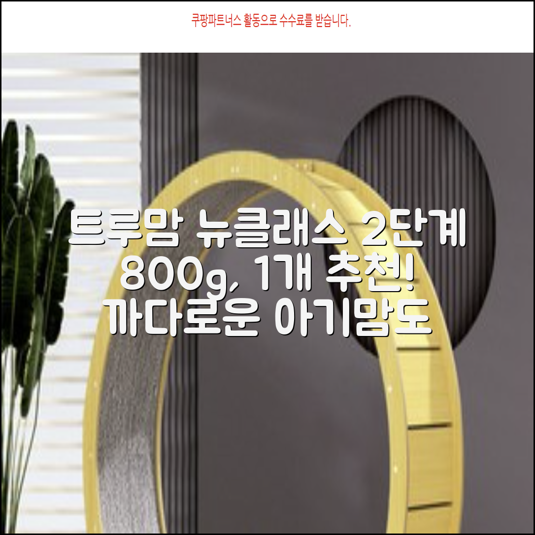 트루맘 뉴클래스 분유 2단계, 800g, 1개 추천 리뷰