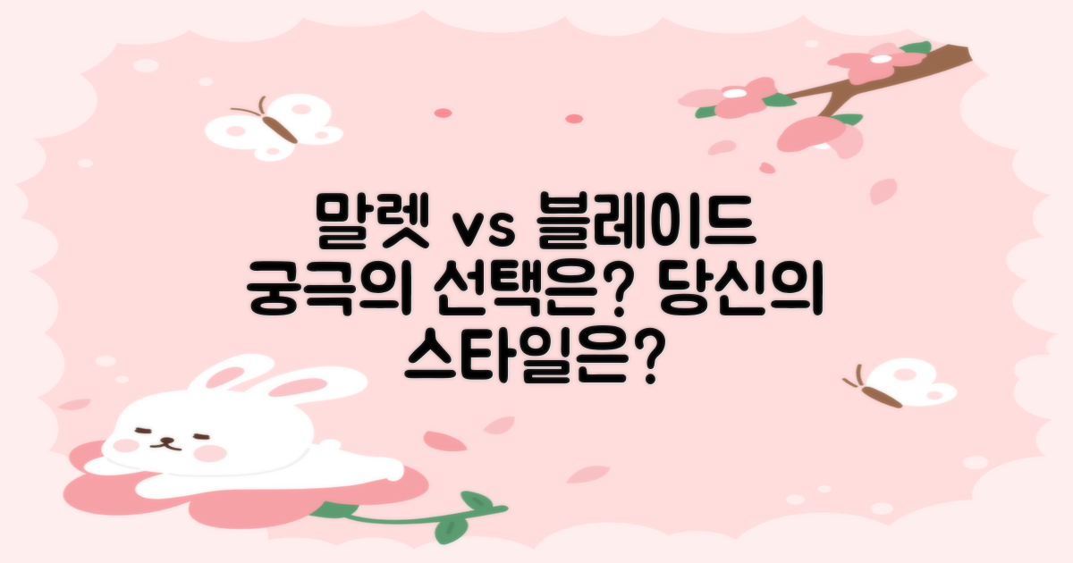말렛 vs 블레이드, 당신의 선택은?