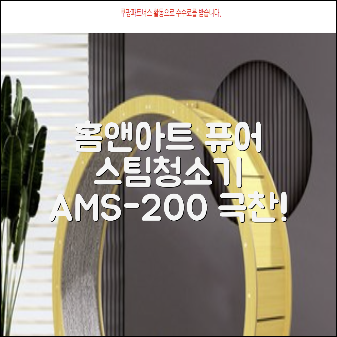 홈앤아트 퓨어 스팀청소기 AMS-200 추천 리뷰