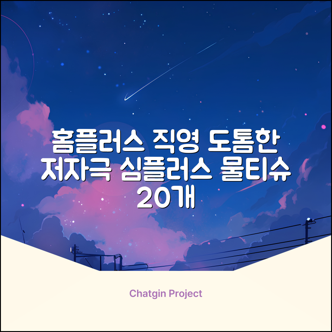 홈플러스 공식 본사 직영 simplus 도톰한 물티슈 캡형 저자극 심플러스 시그니처, 110매입, 20개 추천 리뷰
