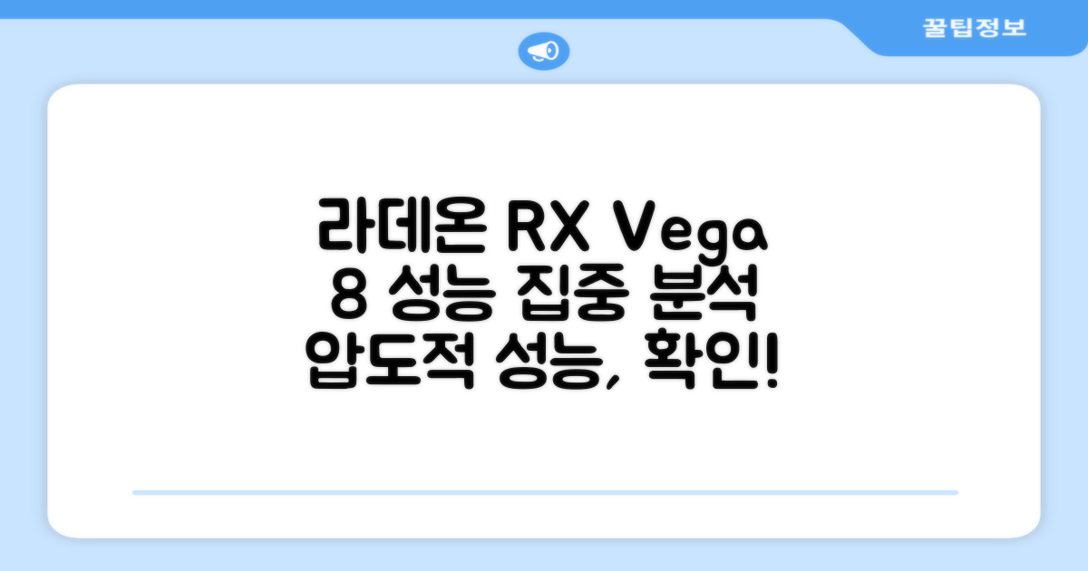 라데온 RX Vega 8, 성능 집중 분석
