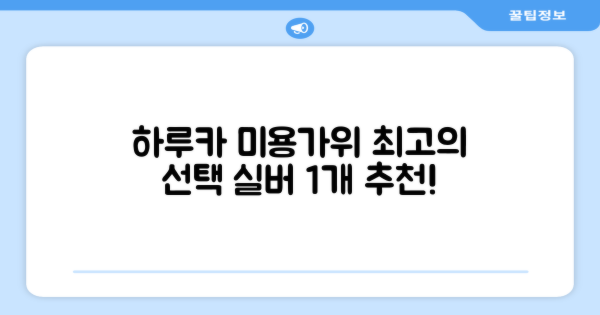 하루카 미용가위 세트, 실버, 1개 추천 리뷰