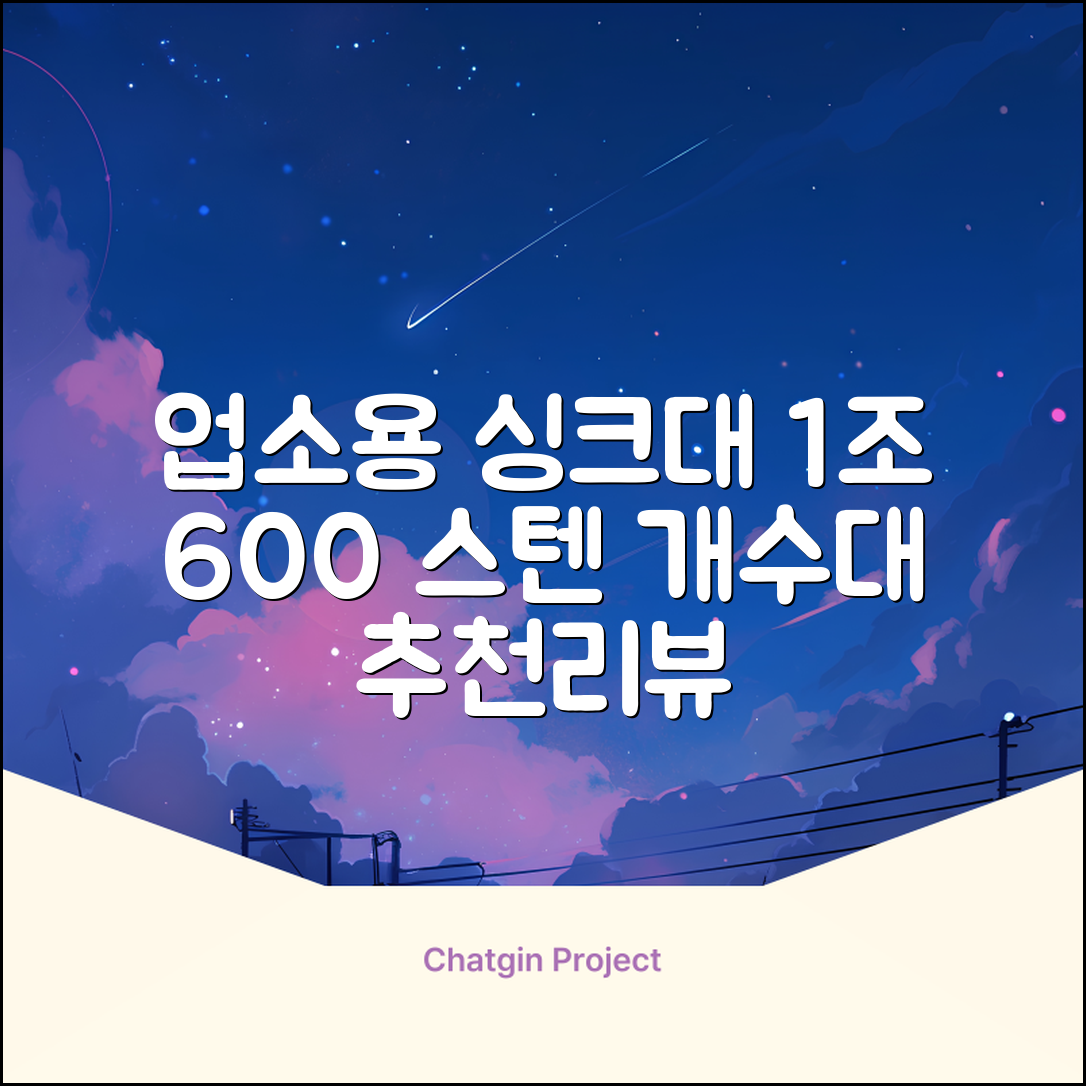 업소용싱크대 1조 600 업소용개수대 스텐싱크대 주방싱크대, 1조 600*600*800 추천 리뷰