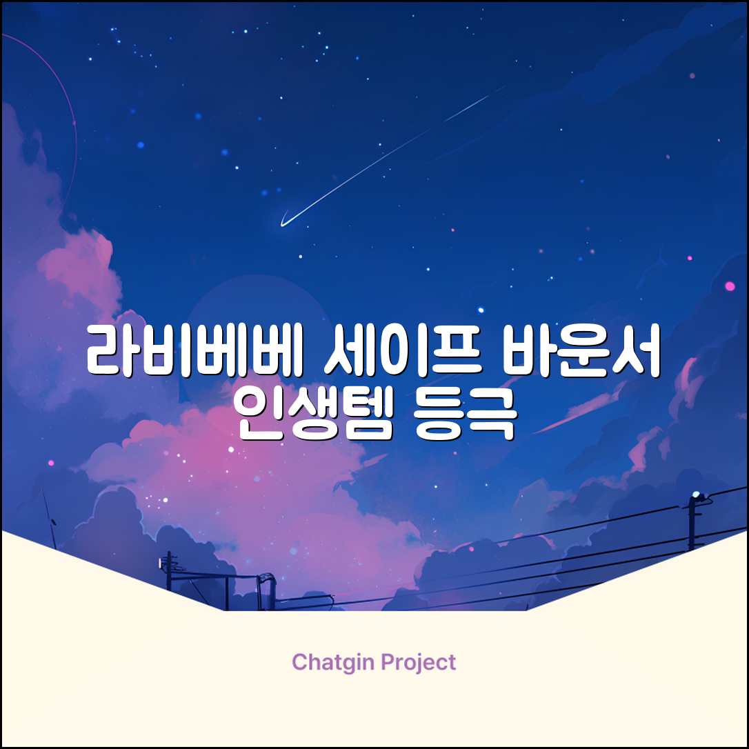 라비베베 세이프 바운서 추천 리뷰