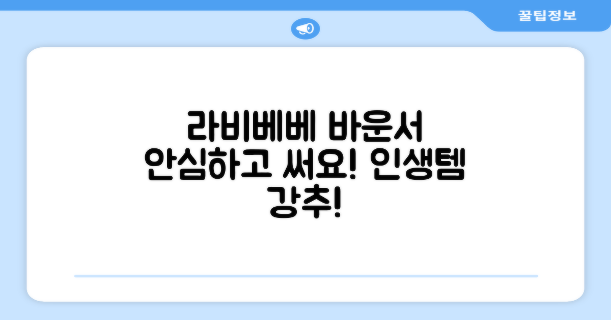 라비베베 세이프 바운서 추천 리뷰