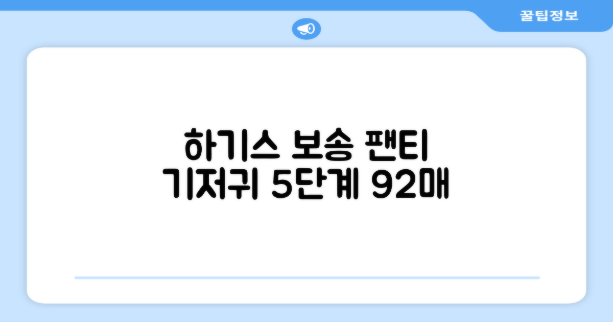 하기스 NEW 보송보송 팬티형 기저귀 공용, 5단계, 92매 추천 리뷰