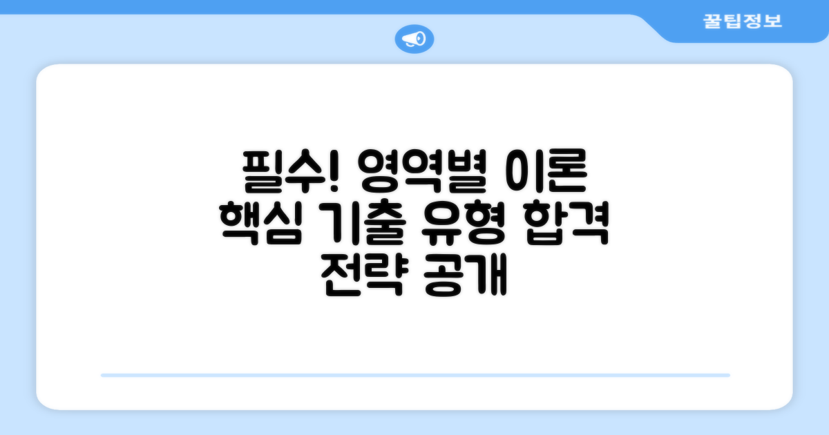영역별 이론, 최신 기출유형, 왜 중요할까?