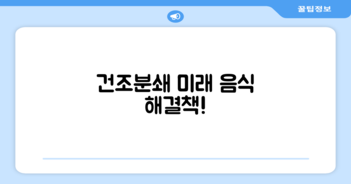 건조분쇄, 미래의 음식물 처리