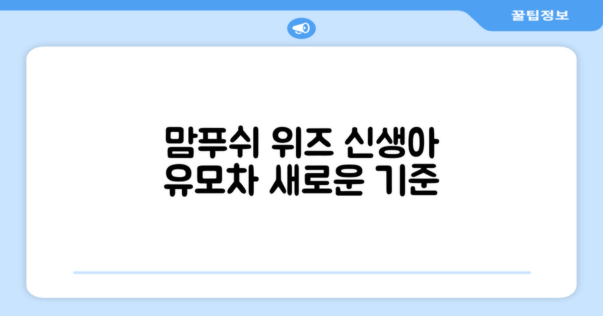 맘푸쉬 위즈, 신생아 유모차의 새로운 기준