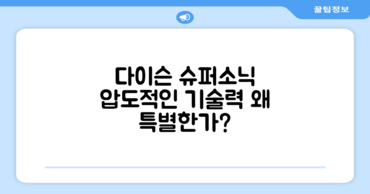다이슨 슈퍼소닉, 왜 특별할까?