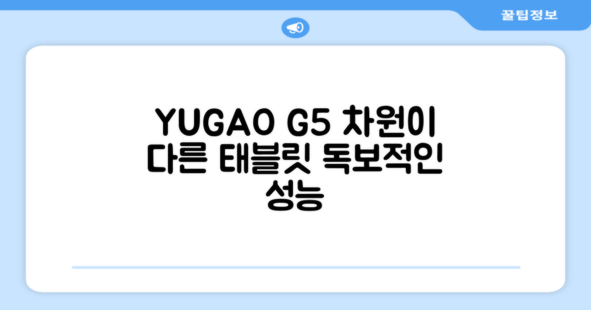 YUGAO G5, 기존 태블릿과 차별점