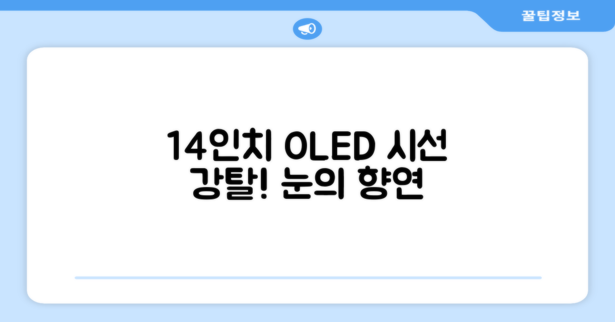 14인치 OLED, 눈을 사로잡으세요