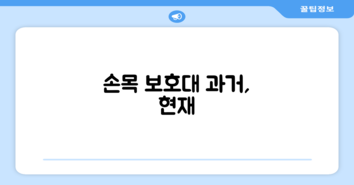 손목 보호대, 과거와 현재