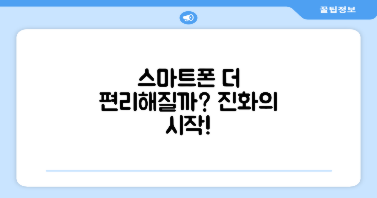 스마트폰 사용, 더 편해질까?
