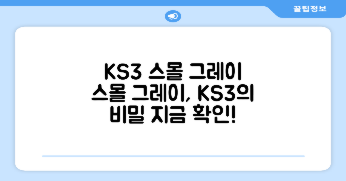 KS3 스몰 그레이