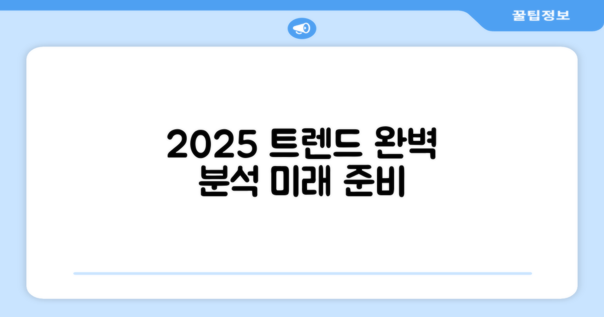 2025년 최신 경향 반영