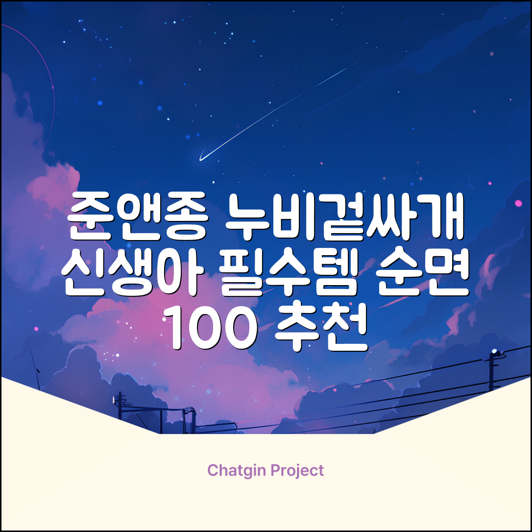준앤종 프리미엄 순면 신생아 누비 겉싸개 추천 리뷰