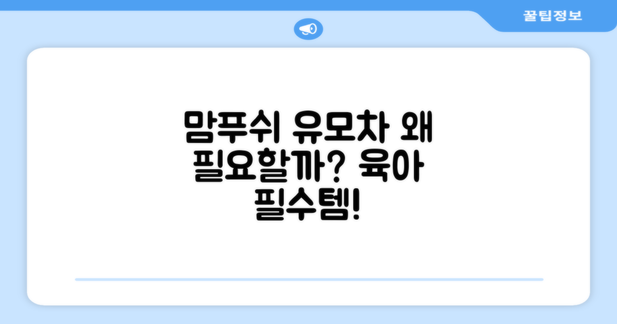 왜 맘푸쉬 유모차가 필요할까요?