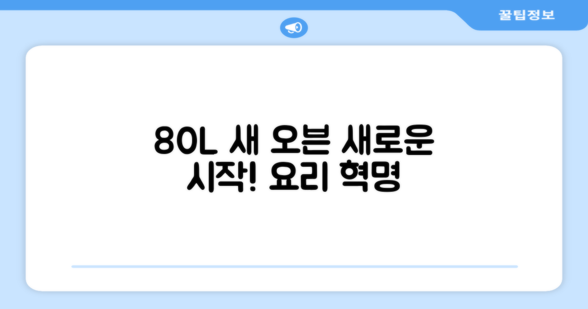 80L 오븐, 새로운 시작
